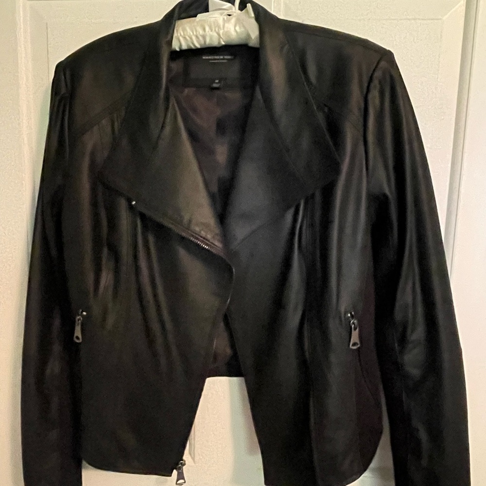 Women's Black Leather Jacket